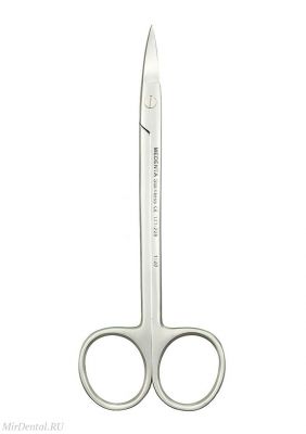 Ножницы изогнутые Quinby 12,5 см,131-228-P Medenta-Instruments Co (Пакистан)