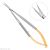 Ножницы хирургические изогнутые Castroviejo TC, 14 см, 19-23TC*