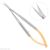 Ножницы хирургические изогнутые Castroviejo TC, 14 см, 19-23TC* HLW Dental (Германия)