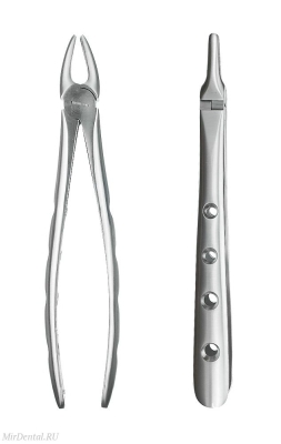 Щипцы для экстракции корней верхних боковых резцов и клыков 110-112-2-HL Medenta-Instruments (Пакистан)  110-112-2-HL