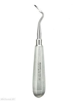 Элеватор корневой (угловой, левый) Flohr 128-107-4-P Medenta-Instruments (Пакистан)  128-107-4-P
