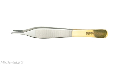 Пинцет для мягких тканей с перекрестными насечками, 12см Medenta-Instruments (Пакистан)  05-417-12ТС-P