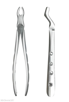 Щипцы для экстракции корней верхних левых третьих моляров 110-165-67L-HL Medenta-Instruments (Пакистан)  110-165-67L-HL