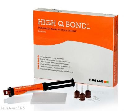 High-Q-Bond Adhesive Resin Cement Automix Цемент композитный BJM LAB (Израиль)