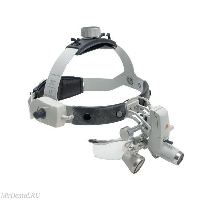 Лупа налобная бинокулярная Heine HR 2.5x340 + HEINE ML4 LED шлем + S-Guard