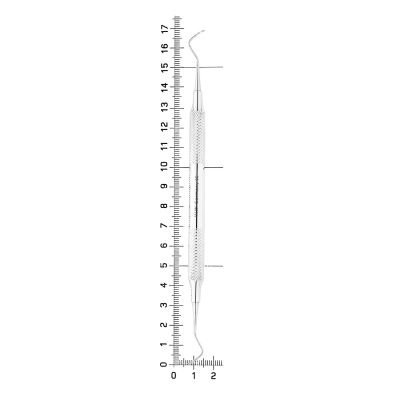 Скейлер парадонтологический McCall, форма 13/14, ручка диаметр 8 мм, 26-15* HLW Dental (Германия)