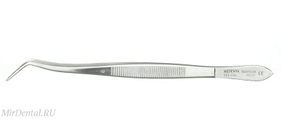 Пинцет стоматологический Meriam с насечками, ребристый, 16см Medenta-Instruments (Пакистан)  103-035-P