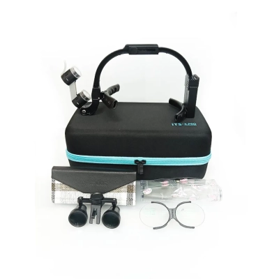 ITS-RUS-SET-M Комплект налобного осветителя с бинокулярными лупами 3,5x ITS-x Pro (Китай-Россия)  