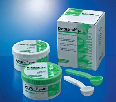 Detaseal hydroflow putty слепочный материал для базового слоя, стандартная упаковка 2х250мл DETAX