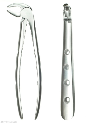 Щипцы для экстракции нижних моляров 110-130-22-HL Medenta-Instruments (Пакистан)  110-130-22-HL