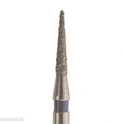 Бор алмазный 898 012 FG, зеленый, 5 шт. Форма: конус с заостренным концом