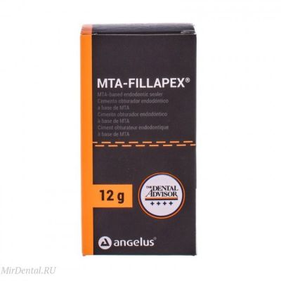 Эндодонтический силер на основе MTA-Fillapex, уп/12 г (база - 7,2 г паста, катализатор - 4,8 г паста, 1 палетка для замешивания) ANGELUS (Бразилия)