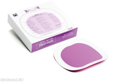 Безлатексный платок с рамкой HYGENIC FRAMED FLEXI DAM NON LATEX средней толщины (уп/20шт) 